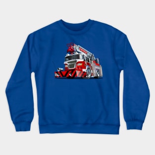 Cartoon firetruck Crewneck Sweatshirt